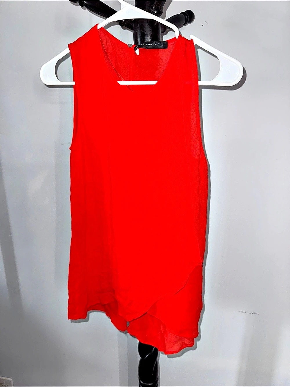 Zara Red Tank Top Size XS 31.T